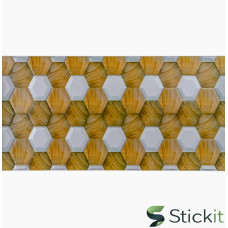 Декоративна ПВХ панель 960х480х4  Stickit | 1790