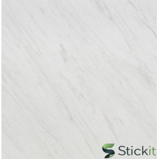 Декоративна ПВХ плита 600х600х3  Білий мармур (S) Stickit | 1620