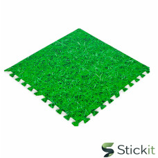 Підлога пазл - модульне підлогове покриття 600x600x10  Зелена трава (МР4) Stickit | 0153