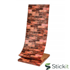 R179-2-20 Панель стінова у рулоні 3Д 700х19600х2  Коричневий Stickit | 2280