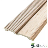 Рейка декоративная PS 2900х118х12  Светлое дерево Stickit | 1750