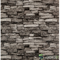 Самоклеюча 3Д панель 700x770x3  Графітовий (59-3) Stickit | 1481