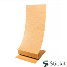 Самоклеюча 3Д панель в рулоні 19600x700x3  Бежева Цегла (R009-3-20) Stickit | 1195