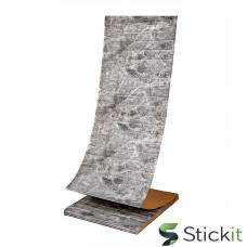 Самоклеюча 3Д панель в рулоні 19600x700x3  Мармур Чорний (R061-3-20) Stickit | 1196