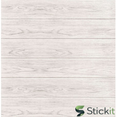 Самоклеюча декоративна 3Д панель 700х700х4  Біле дерево (383) Stickit | 0652