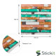 Самоклеюча декоративна 3Д панель 700x700x5  М'ятне дерево (057) Stickit | 0238