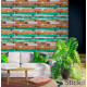 Самоклеюча декоративна 3Д панель 700x700x5  М'ятне дерево (057) Stickit | 0238