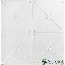 Самоклеюча декоративна настінно-стельова 3Д панель 690x700x4  Плитка (164) Stickit | 0181